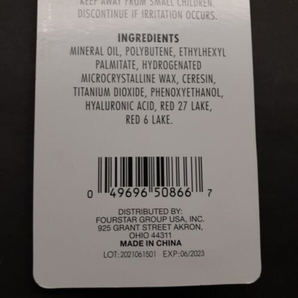 B•Color Lip Gloss Hydrating Hyaluronic Acid Enhances Lip Contour Garnet 06/2023 - Picture 9 of 9